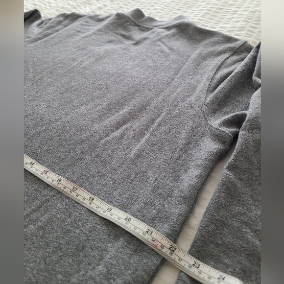 Men's Quiksilver Cotton Knit Mock Neck Sweater. Heather Gray. - Picture 2 of 5